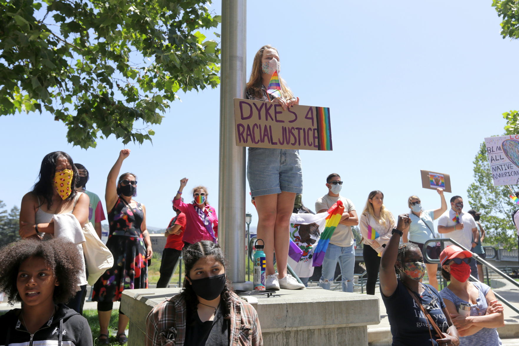 Pride Is a Protest march in Napa